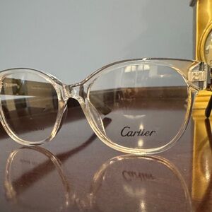 Cartier Women's Transparent Glasses